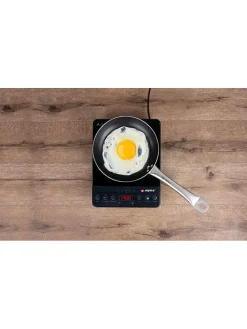 Induktionskochfeld in Schwarz - (B)27 x (H)37 x (T)6 cm