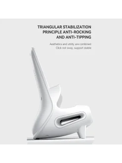 Induktions-Ladestation in Weiß