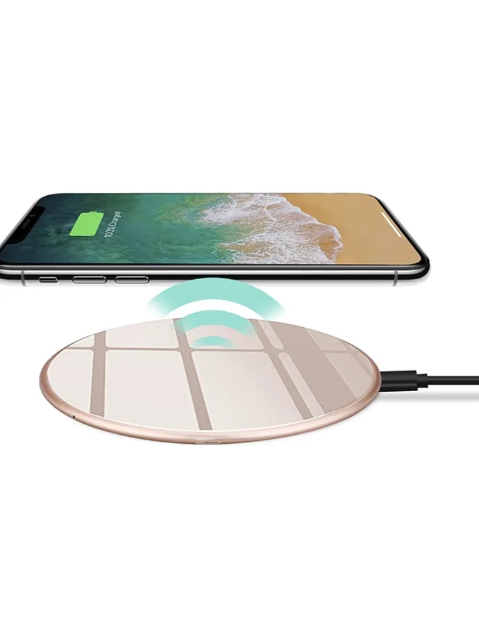 Induktions-Ladestationsplatte in Rosé