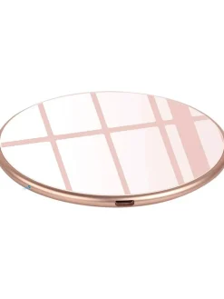 Induktions-Ladestationsplatte in Rosé