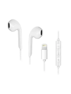 In-Ear Kopfhörer Stereo für Apple iPhone iPhone-Anschluss in Weiß