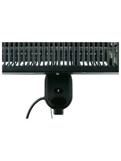 Infrarot-Heizstrahler in Schwarz - (B)50 x (H)19,5 cm