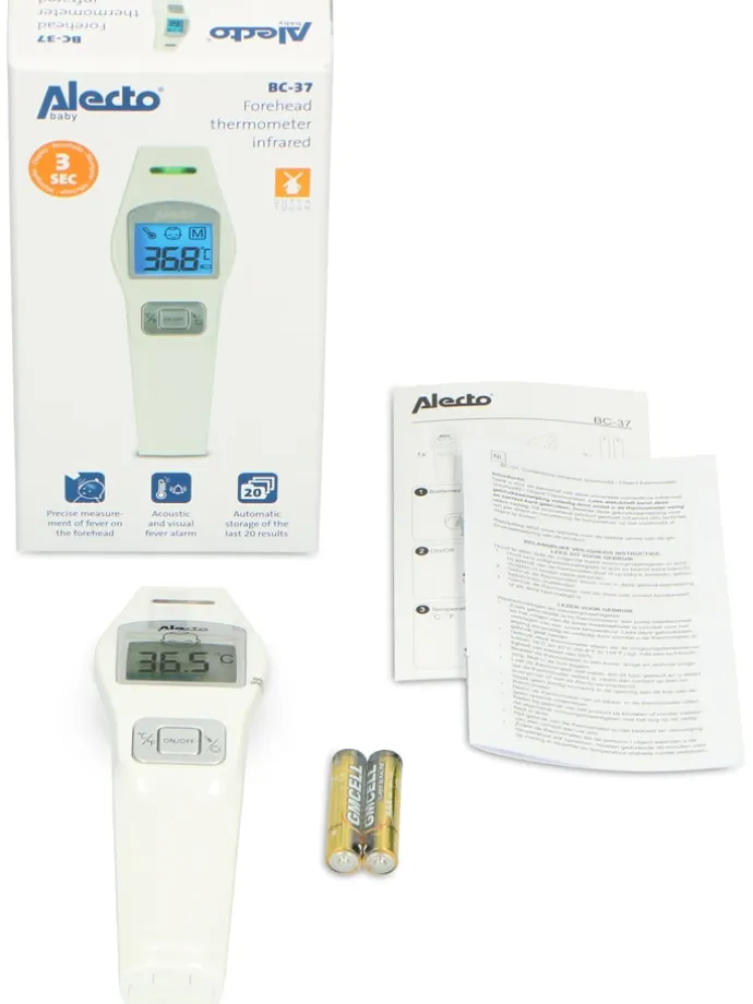 Infrarot-Stirnthermometer "BC-37" in Weiß