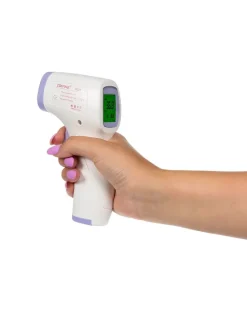 Infrarot-Thermometer in Weiß/ Lila