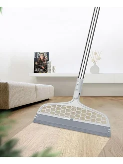 2in1-Glas- & Boden-Abzieher in Grau