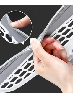 2in1-Glas- & Boden-Abzieher in Grau