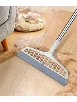 2in1-Glas- & Boden-Abzieher in Grau