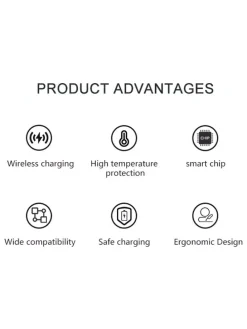 3in-1-Ladestation in Schwarz