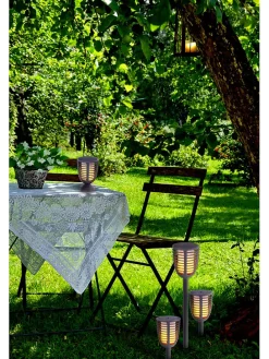 2in1-LED-Solar-Gartenstecker