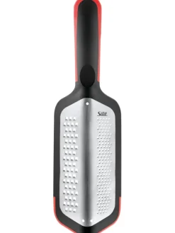 2in1-Reibe "GrateCut" in Schwarz/ Rot - (L)29,6 cm