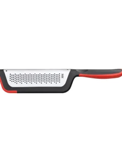 2in1-Reibe "GrateCut" in Schwarz/ Rot - (L)29,6 cm