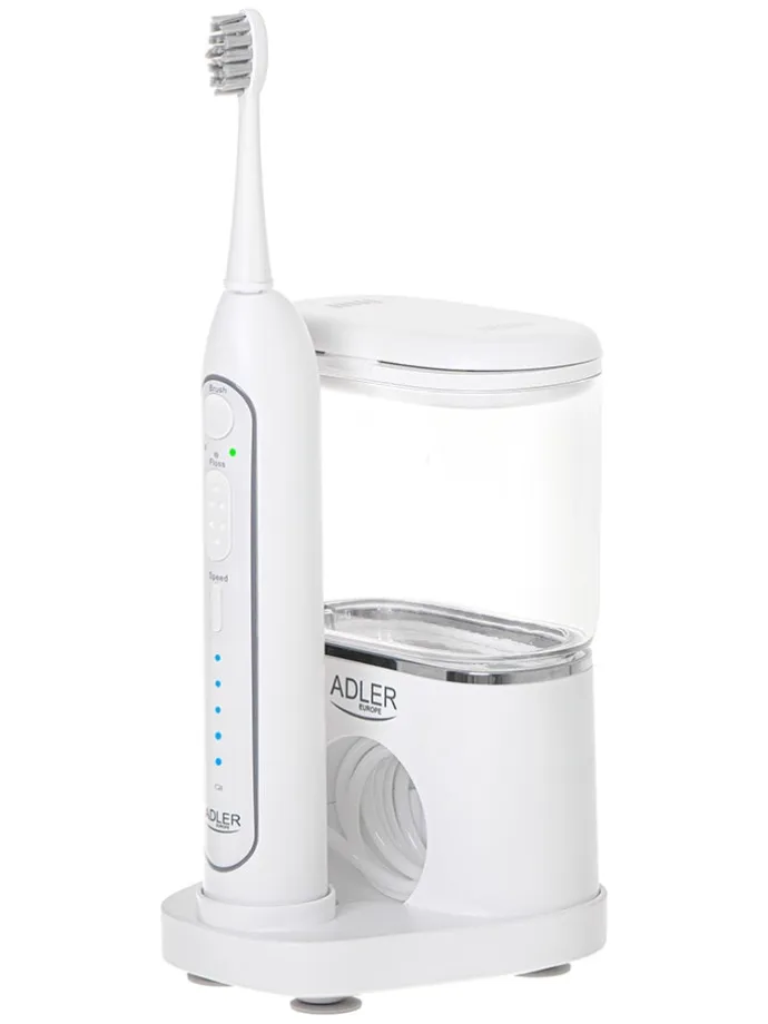 2-in-1-Schallzahnbürste mit Munddusche "AD 2180" in Weiß