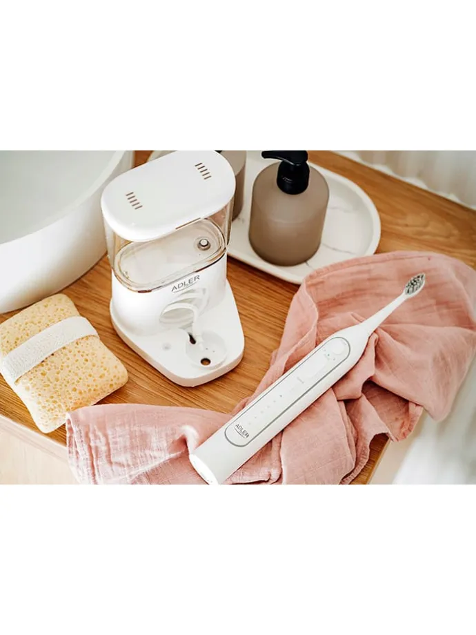 2-in-1-Schallzahnbürste mit Munddusche "AD 2180" in Weiß