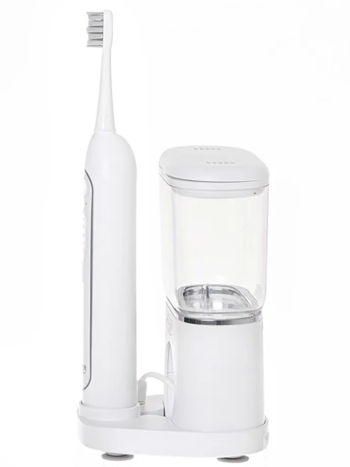 2-in-1-Schallzahnbürste mit Munddusche "AD 2180" in Weiß