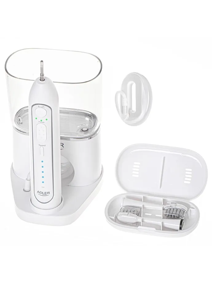 2-in-1-Schallzahnbürste mit Munddusche "AD 2180" in Weiß