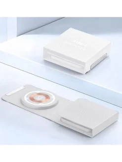 3in-1-Schnellladestation in Weiß