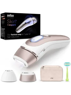 IPL-Haarentfernungsgerät "Silk-expert Pro IPL PL7147" in Weiß/ Rosa