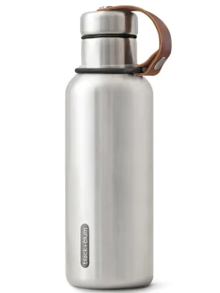 Isolierflasche in Silber/ Schwarz - 500 ml