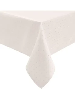 Jacquard, Baumwollmischung, Gewebt Tischdecke Alcona in creme