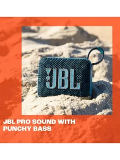 JBL Go 4 Schwarz – Tragbare Bluetooth-Lautsprecher-Box in Schwarz