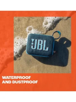 JBL Go 4 Schwarz – Tragbare Bluetooth-Lautsprecher-Box in Schwarz