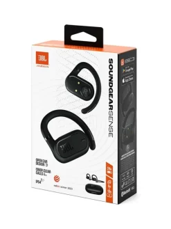 JBL Soundgear Sense Kabellose In-Ear-Sportkopfhörer in Schwarz