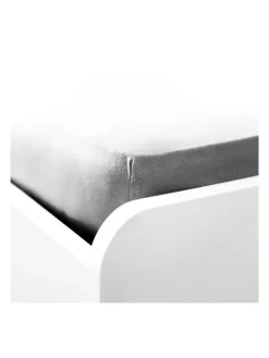 Jersey Spannbettlaken Spannbetttuch 100% Baumwolle Bettlaken Betttuch in Grau