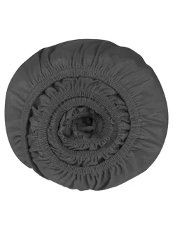 Jersey-Spannbettlaken in Anthrazit