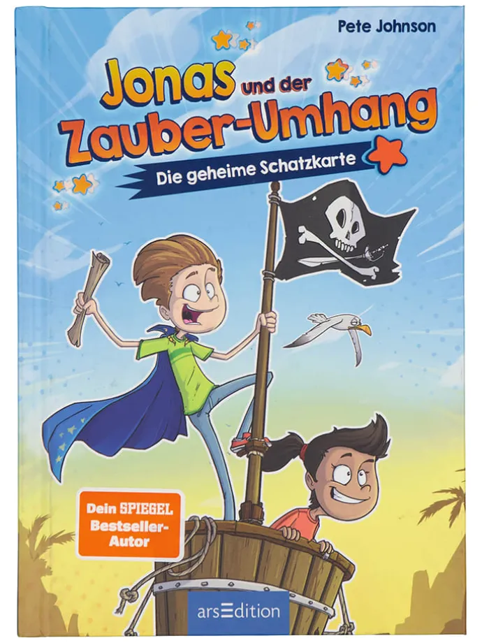 Jugendbuch "Jonas und der Zauber-Umhang - Die geheime Schatzkarte"