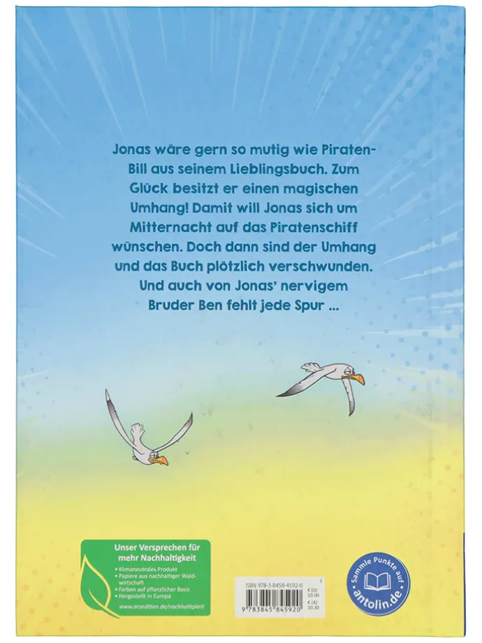 Jugendbuch "Jonas und der Zauber-Umhang - Die geheime Schatzkarte"