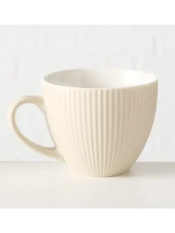 Jumbotasse "Ranura" in Creme - 420 ml