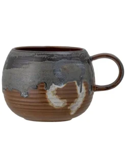 Jumbotasse ''Senna'' in Braun/ Grau - 510 ml