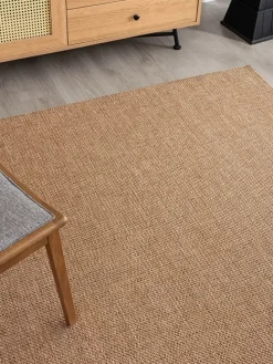 Jute-Teppich in Hellbraun