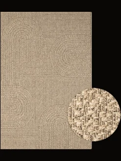 Juteteppich Kansas F in Natur