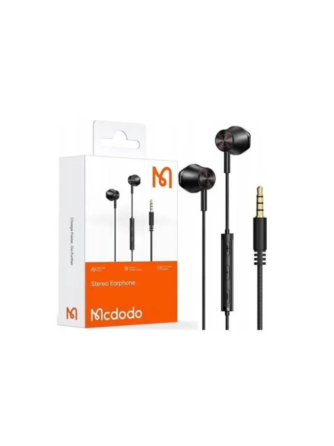 Kabelgebundene In-Ear Kopfhörer 3,5mm Aux (schwarz)