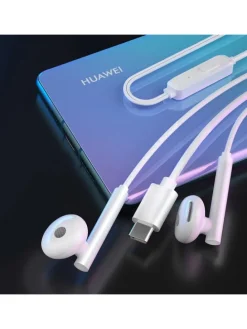 kabelgebundene Kopfhörer 1,2 m Weiß in Weiß