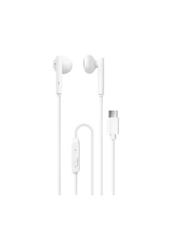 kabelgebundene Kopfhörer 1,2 m Weiß in Weiß