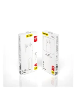 kabelgebundene Kopfhörer 1,2 m Weiß in Weiß