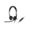 Kabelgebundenes PC Headset - USB Headset mit Bedienelement in Schwarz