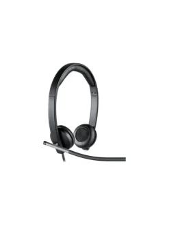 Kabelgebundenes PC Headset - USB Headset mit Bedienelement in Schwarz
