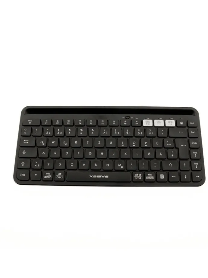 Kabellose Bluetooth Tastatur QWERTY in Schwarz