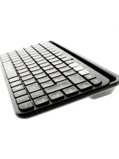 Kabellose Bluetooth Tastatur QWERTY in Schwarz