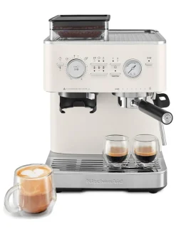 Kaffeehalbautomat "5KES6551" in Creme
