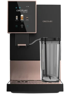 Kaffeemaschine "Compactccino Connected" in Schwarz/ Gold