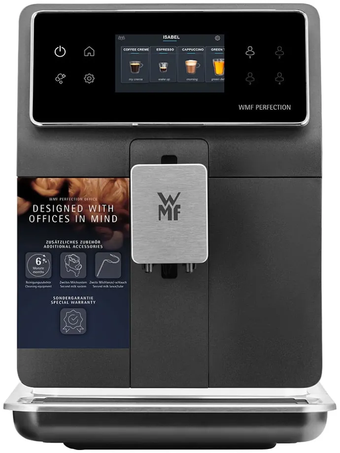 Kaffeemaschine ''Perfection Office'' in Silber/ Schwarz