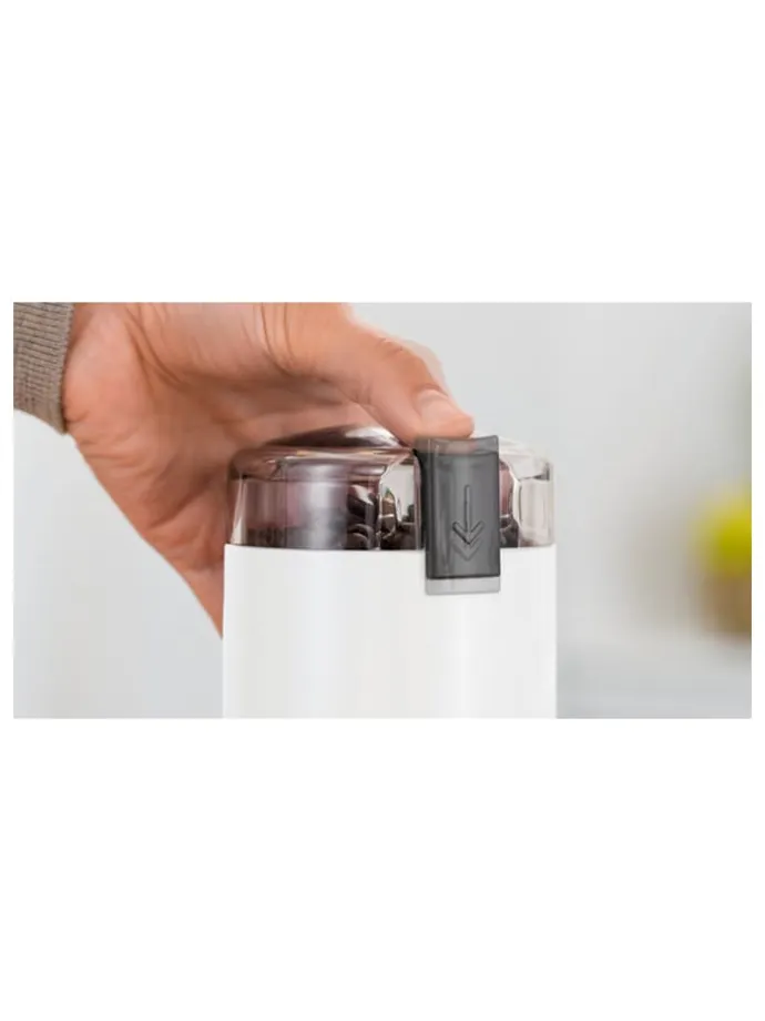 Kaffeemühle in Weiß - (H)17 cm