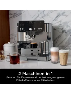 Kaffeevollautomat Luxe Café Essential ES501EU in silber