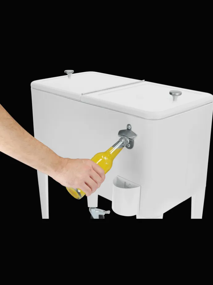 Kailua Cooler - Kühlbox, Kühlwagen, Getränkekühler, Weiß