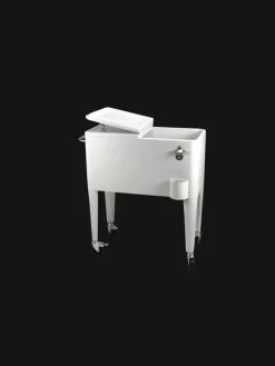 Kailua Cooler - Kühlbox, Kühlwagen, Getränkekühler, Weiß