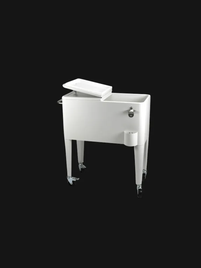 Kailua Cooler - Kühlbox, Kühlwagen, Getränkekühler, Weiß